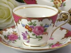 画像2: エインズレイ　ピンク　ウィルトン　トリオセット (2)