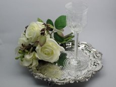 画像1: ビクトリアン　シルバープレート　ミニ　サルヴァ (1)