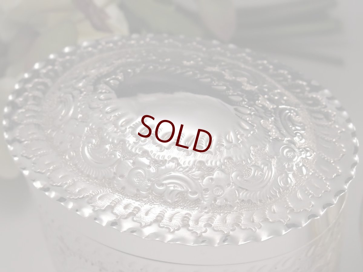 画像4: 美麗　ヴィクトリアン　シルバープレート　ティーキャディー (4)