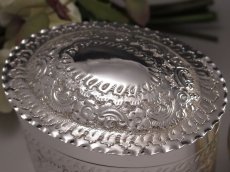 画像4: 美麗　ヴィクトリアン　シルバープレート　ティーキャディー (4)