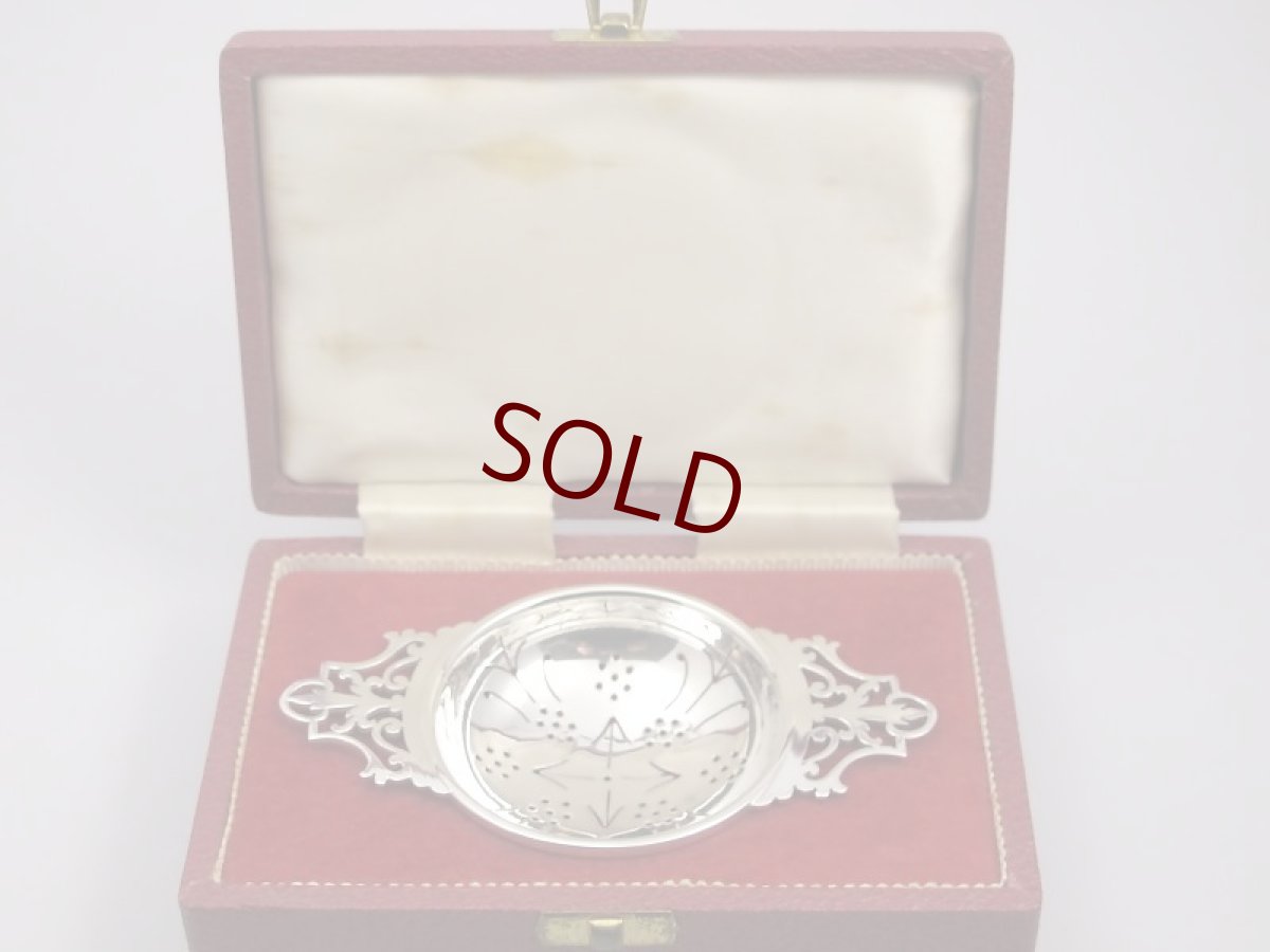 画像5: 純銀　透かし彫り　シルバー ティーストレイナー (5)