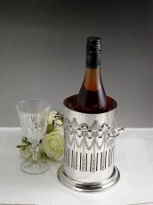 画像1: エドウォーディアン リボンのモチーフの ワインコースター (1)