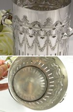 画像4: エドウォーディアン リボンのモチーフの ワインコースター (4)