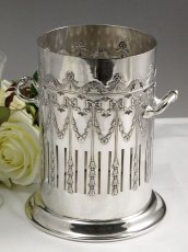 画像2: エドウォーディアン リボンのモチーフの ワインコースター (2)