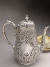 画像5: アンティーク 華麗美彫刻　ヴィクトリアン コーヒーポット　 (5)