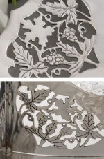 画像3: シルバープレート透かし彫　サンドイッチトレイ (3)