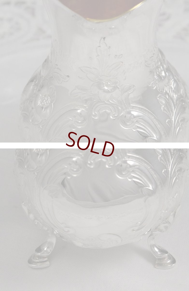 画像2: ヴィクトリアン　1856年　純銀（スターリングシルバー925）　クリームジャグ (2)