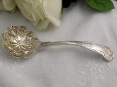 画像3: シルバープレート キングスパターン 金鍍金ベリースプーン (3)