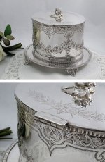 画像4: ヴィクトリアン　お花ガーランドのビスケットジャー (4)