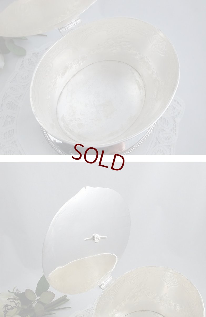 画像5: ヴィクトリアン　お花ガーランドのビスケットジャー (5)