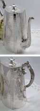 画像4: ヴィクトリアン 白鳥の羽ハンドルの コーヒーポット  (4)