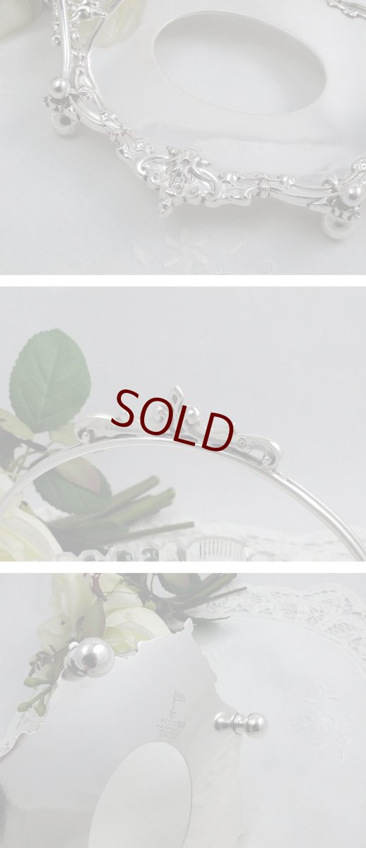 画像3:  Walker & Hall シルバープレート ハンドカット クリスタルガラス ジャムディッシュ (3)