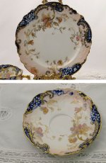 画像4: 1896年 エンズレイ アールヌーボー 手描き金彩　トリオ (4)