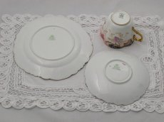 画像5: 1896年 エンズレイ アールヌーボー 手描き金彩　トリオ (5)