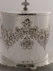 画像2: ヴィクトリアン お花のガーランド ビスケットジャー (2)