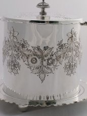 画像3: ヴィクトリアン お花のガーランド ビスケットジャー (3)