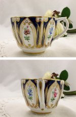 画像3: ヴィクトリア時代前期－中期　手描き　草花　金彩　カップ＆ソーサー (3)