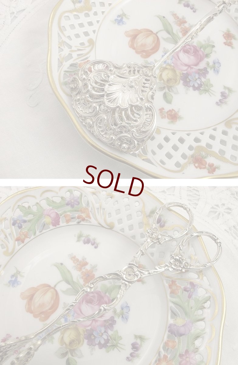 画像3: 純銀(800)　薔薇の透かし細工　ペイストリートング (3)