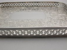 画像4: ヴィンテージ 美装飾 透かし細工 ギャラリートレイ (4)