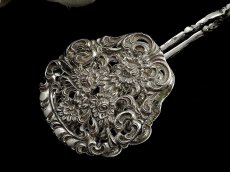 画像4: 純銀(835)　薔薇、花と葉の透かし細工　ペイストリートング (4)