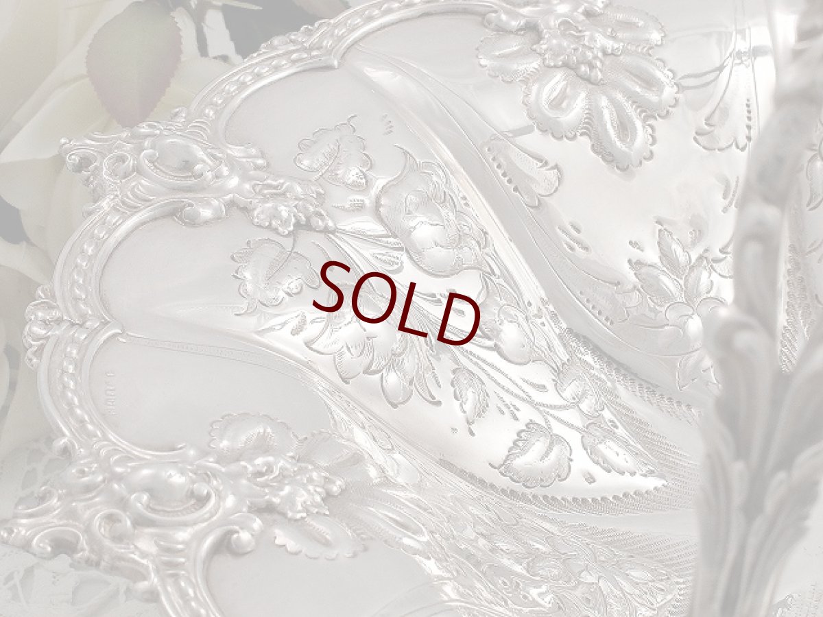 画像2: ヴィクトリアン シルバープレート 美彫刻　ケーキ・ブレッドバスケット (2)