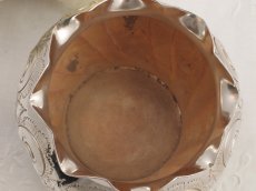 画像3: ヴィクトリアン　シルバープレート　手彫り  ミニフラワーポット (3)