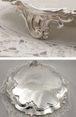 画像5:  ヴィクトリアン 美彫刻　脚付きサルヴァ (5)