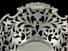 画像3: エドウォーディアン 美彫 透かし細工 ボンボンディッシュ (3)