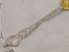 画像4: ヴィクトリアン ロココ マッピン＆ウェッブ　金鍍金　サービングスプーンセット (4)