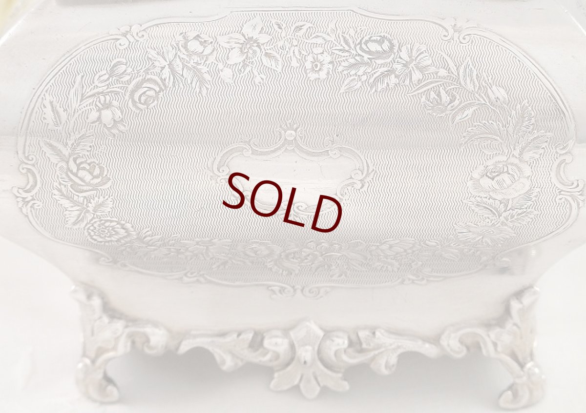 画像2: エドウォーディアン 薔薇のティーキャディー (2)