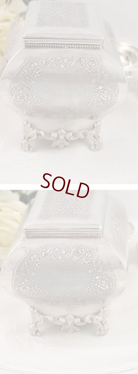 画像4: エドウォーディアン 薔薇のティーキャディー (4)