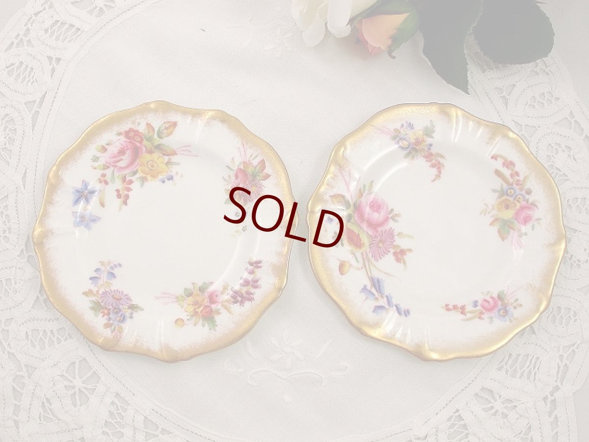 画像1: ハマースレイ  ドレスデンスプレイズ プレート　2枚セット　その２ (1)