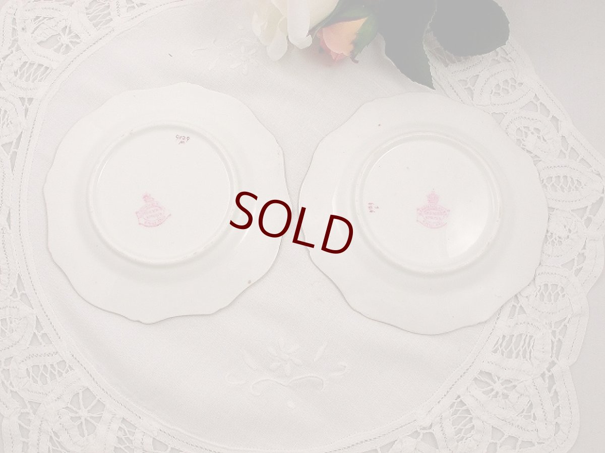 画像4: ハマースレイ  ドレスデンスプレイズ プレート　2枚セット　その２ (4)