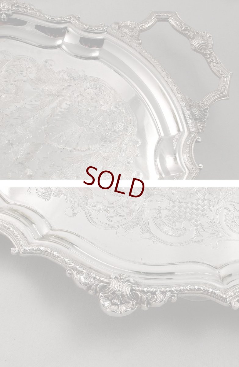 画像4: ヴィンテージ 貝の装飾のトレイ (4)