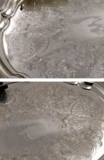 画像2: ヴィンテージ 貝の装飾のトレイ (2)