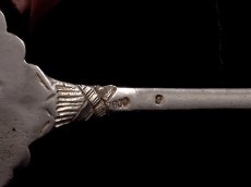 画像5: 純銀（800）ドイツ薔薇の透かし細工ケーキサーバー (5)