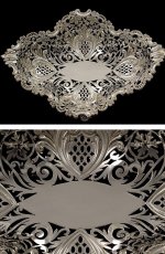 画像2: 純銀製（925）1902年 透かし細工が見事なボンボンディッシュ (2)