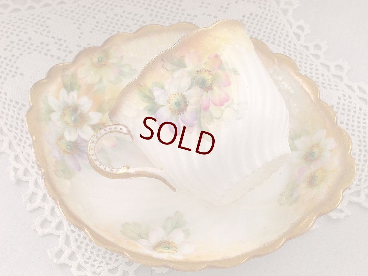 画像5: ヴィクトリアン George Jones(Crescent) 美しい花びらのカップアンドソーサー (5)