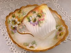 画像5: ヴィクトリアン George Jones(Crescent) 美しい花びらのカップアンドソーサー (5)