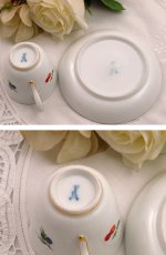 画像4: 1880年代　古マイセン　フルーツ紋　コーヒーカップ＆ソーサー (4)