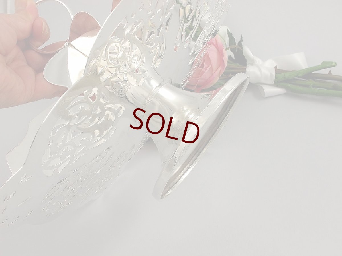 画像4: ヴィンテージ 透かし細工　スクエア  サンドイッチトレイ (4)