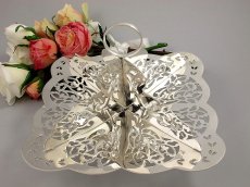 画像3: ヴィンテージ 透かし細工　スクエア  サンドイッチトレイ (3)