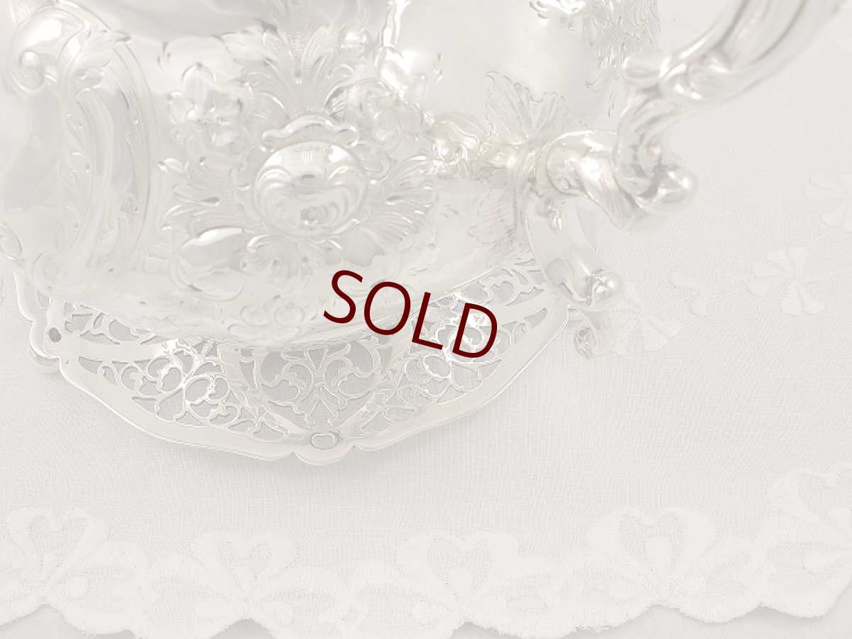 画像3: ヴィンテージ 透かし細工 ティーポットスタンド (3)