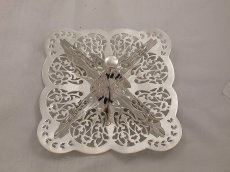 画像5: ヴィンテージ 透かし細工　スクエア  サンドイッチトレイ (5)