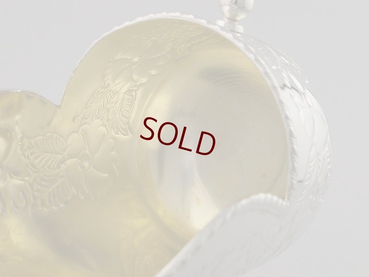 画像3: シルバープレート コールバケツ型のシュガーボウル (3)