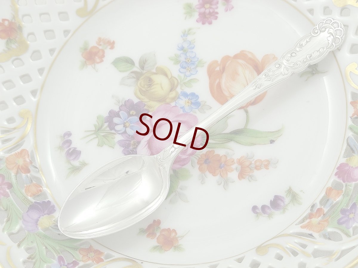 画像5: ヴィクトリアン/エドウォーディアン　ロココ調ハンドル　ティースプーンセット (5)