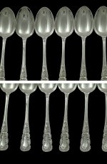 画像3: ヴィクトリアン/エドウォーディアン　ロココ調ハンドル　ティースプーンセット (3)