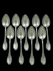 画像1: ヴィンテージ ロココスタイル　ドイツ製　ディナースプーン (1)