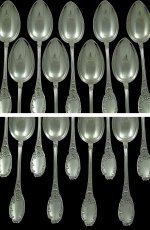 画像2: ヴィンテージ ロココスタイル　ドイツ製　ディナースプーン (2)