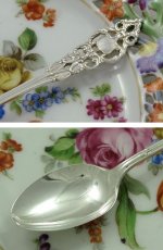 画像5: 純銀製（925）1902年　美しい透かし細工のティースプーン6本セット (5)